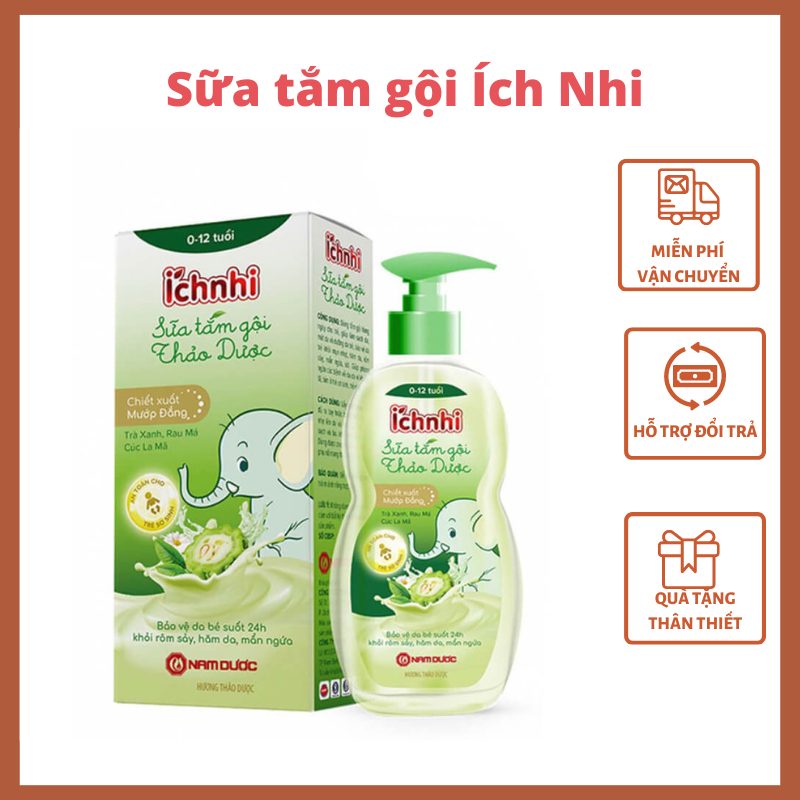 Sữa tắm thảo dược Ích Nhi