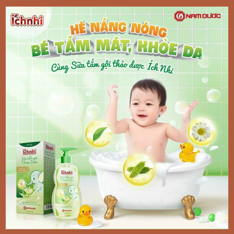 Sữa tắm thảo dược Ích Nhi