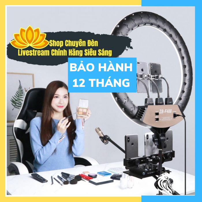 Đèn Livestream 45cm/54cm Cao Cấp Kèm Chân 2M