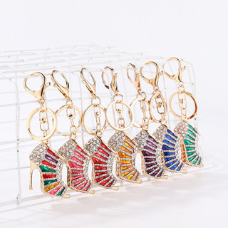 Móc Khóa Hợp Kim Cao Cấp Hình Giày Cao Gót Siêu Dễ Thương Chọn Màu (size 6 x 4 cm)