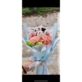 Thỏ đội mũ cử nhân bằng len handmade quà tặng tốt nghiệp, quà lưu niệm