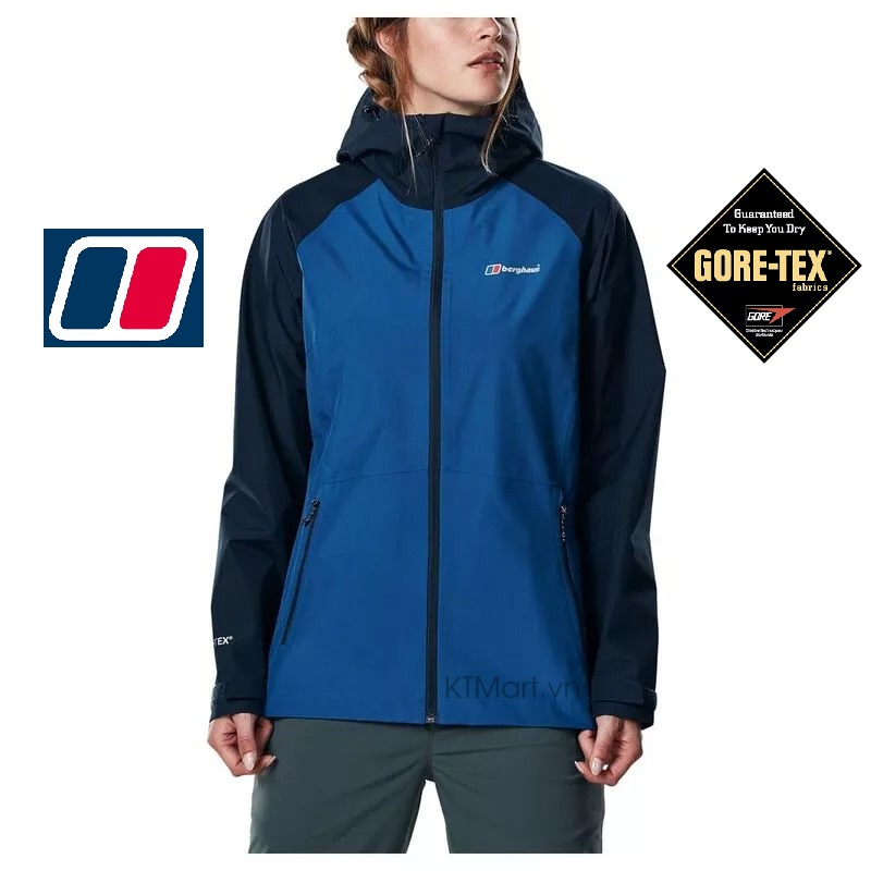 Áo khoác chống nước 1 lớp mỏng, nhẹ Berghaus 422056 Women’s Paclite 2.0 size M