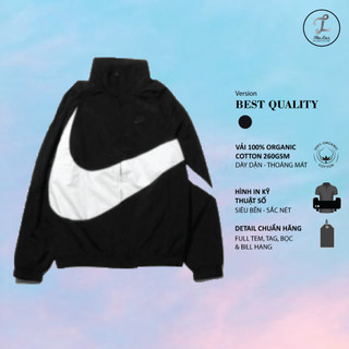 Áo khoác ni..ke big logo swoosh dù 2 lớp logo thêu