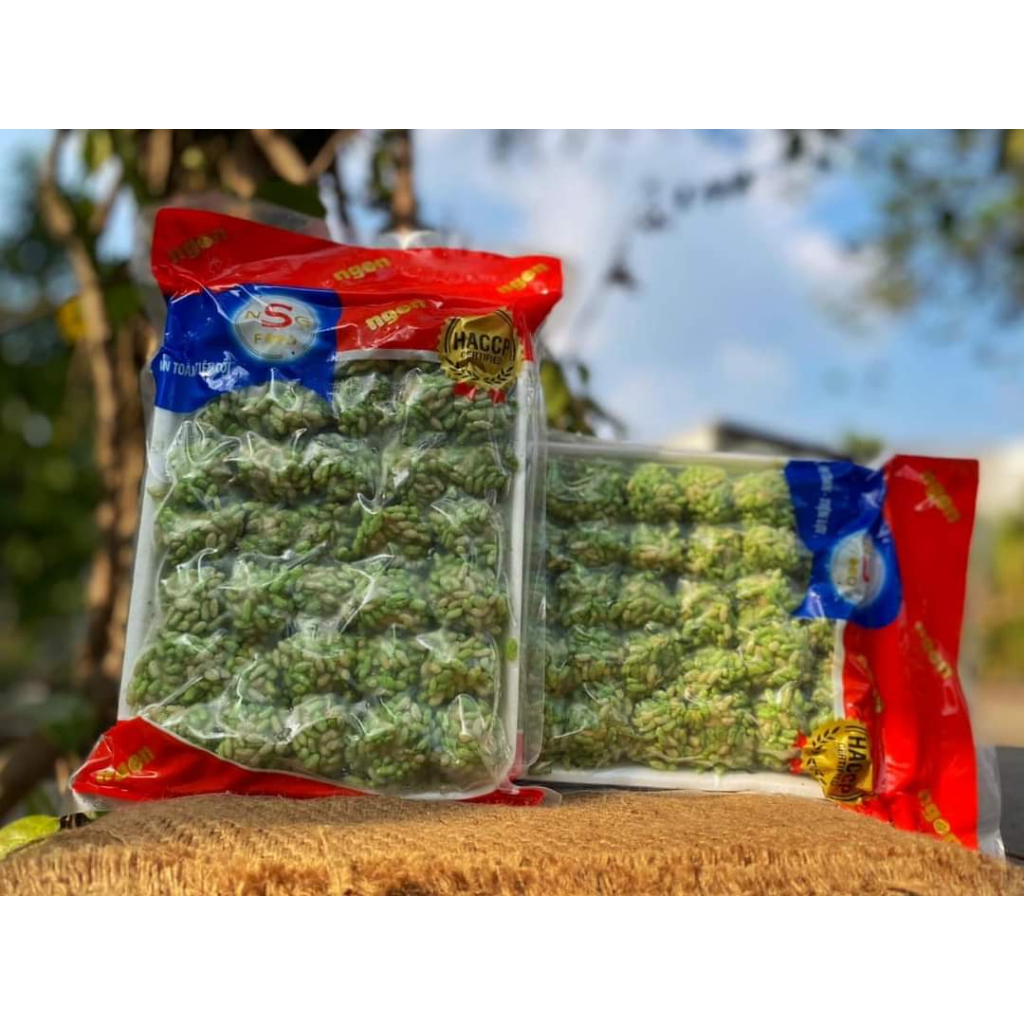 Khay 500g chả cá surimi cốm xanh