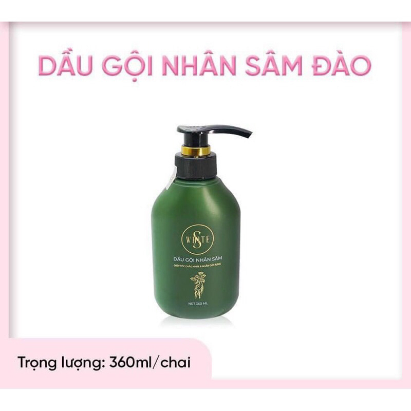 [Chính Hãng] Dầu gội_Ủ tóc Nhân sâm Đào Swhite mẫu mới