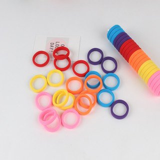 Hộp 66 Cái Thun Cột Tóc Size Nhỏ, Cột Tóc Trẻ Em