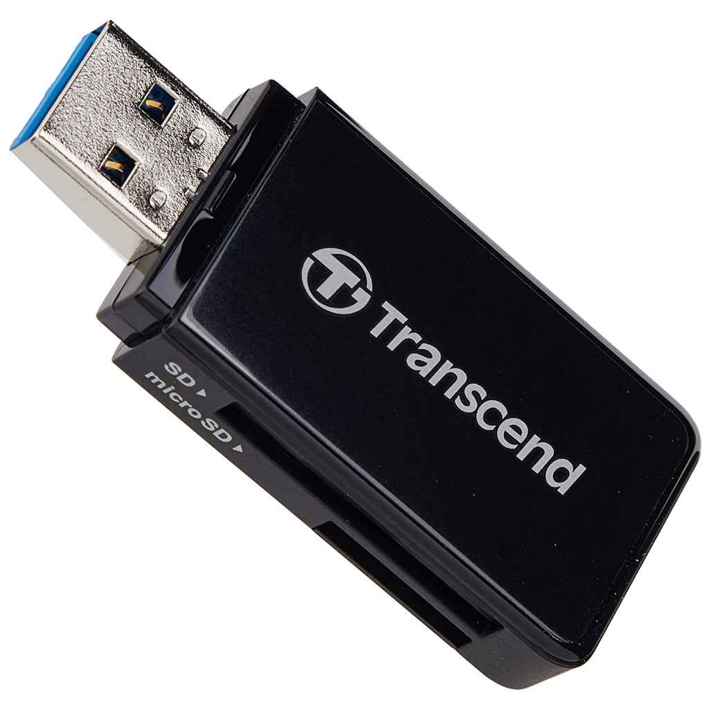 Đầu đọc thẻ nhớ USB 3.0 Transcend RDF5K Card Reader - Màu đen - Model TS-RDF5K