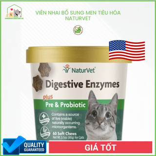 Thức ăn hỗ trợ tiêu hoá cho mèo- NaturVet- Chiết lẻ