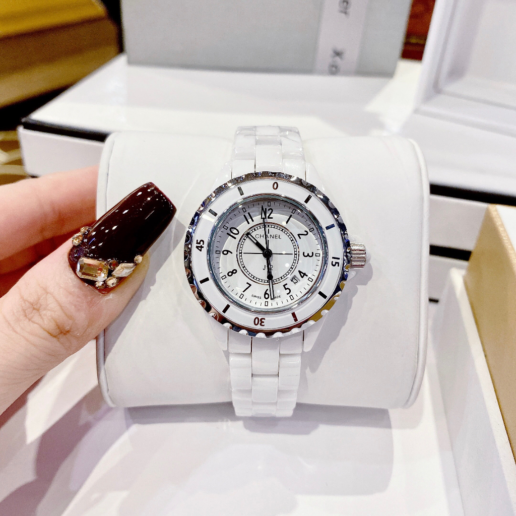 Đồng hồ nữ Ch@n€l Ladies Watch 34mm, fullbox, Luxury diamond watch