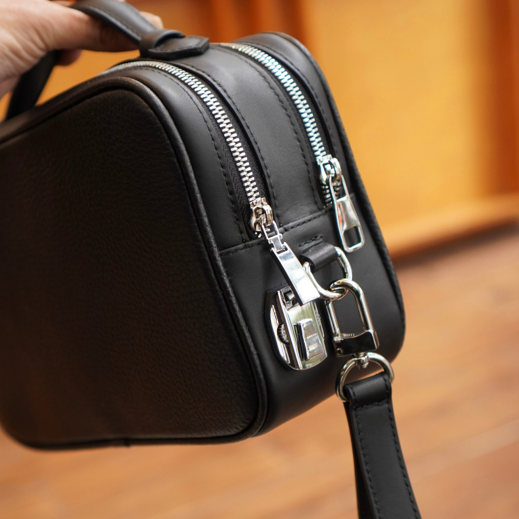 Túi cầm tay da bò thật 100%