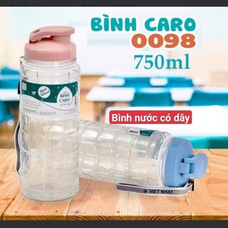 Bình uống nước, bình nước học sinh có dây treo nắp bật