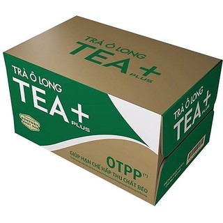 Thùng 24 chai trà ô long Tea Plus 450ml ( O long)