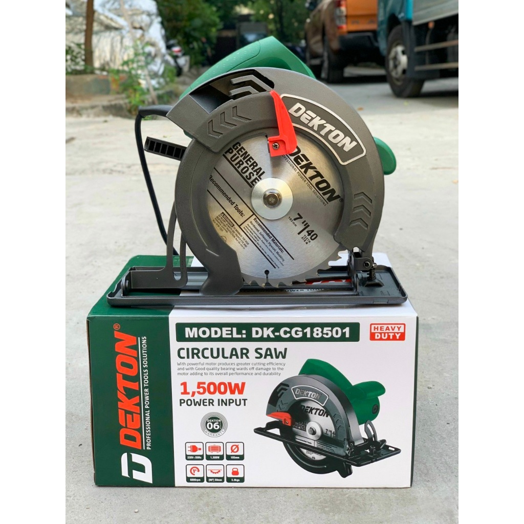 Máy Cắt Gỗ Cầm Tay Dekton 1500W, Bao Hanh 6 Tháng