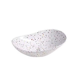 Lavabo nghệ thuật chấm bi đặt bàn (kiểu đá mài)