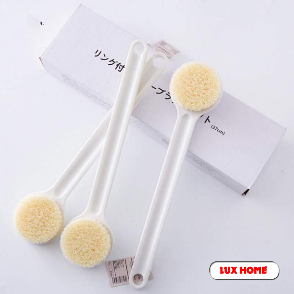 Bàn chải cọ lưng, cọ tắm xuất Nhật Muji hàng cao cấp fullbox, cây cọ lưng siêu mềm cao cấp.
