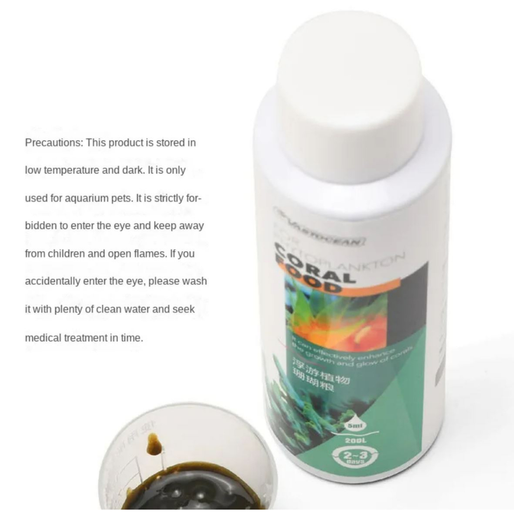 Thức ăn san hô thúc đẩy tăng polyp – Phytoplankton Food Coral Vastocean