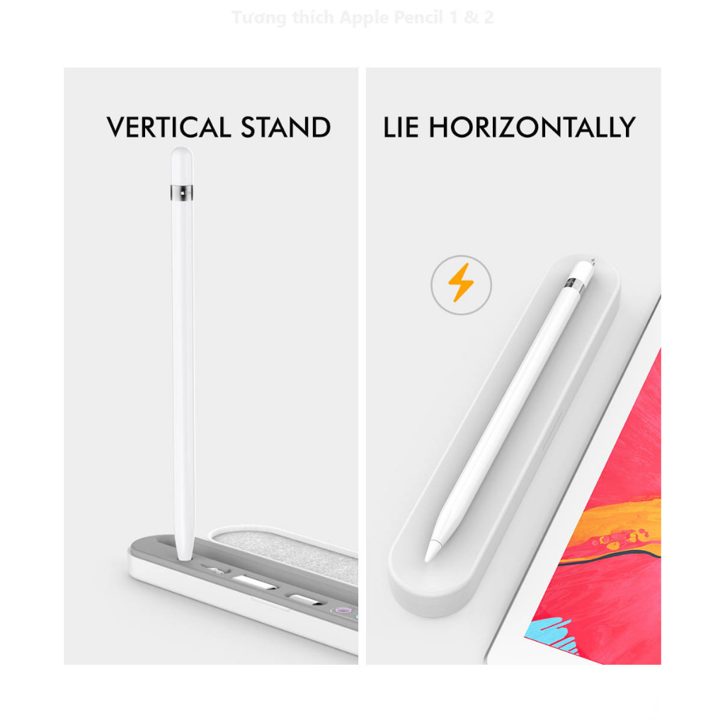 Hộp đựng và giá đỡ cho Apple Pencil hiệu Stoyobe