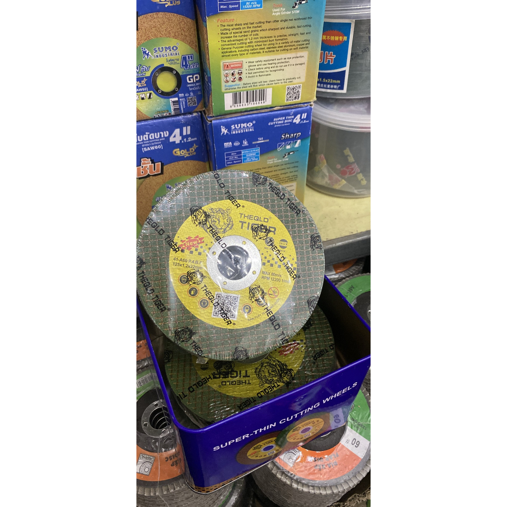 Đá cắt sắt tiger 105mm + 125mm
