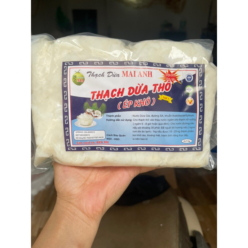 THẠCH DỪA THÔ MAI ANH ( KHÔNG KÈM LỌ HƯƠNG)