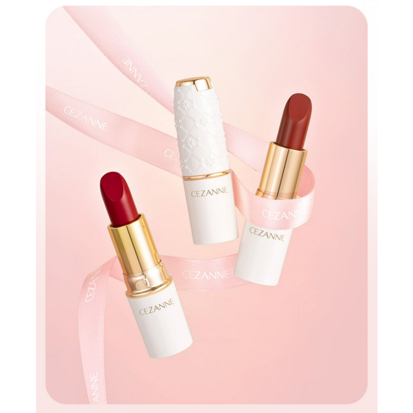 Son thỏi lì Cezanne Lasting Lip Color N Nhật Bản mềm mịn lâu trôi 3.9g