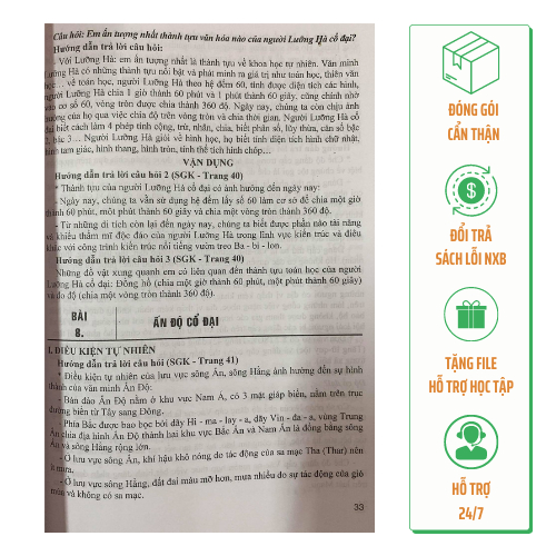 Sách - Hướng dẫn trả lời câu hỏi và bài tâp Lịch sử 6