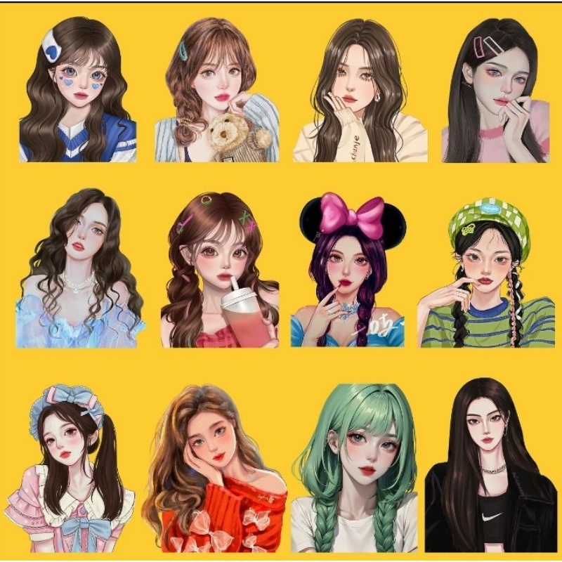 Hình ủi nhiệt, in áo. Hình Cô gái thời trang KB Girl 3