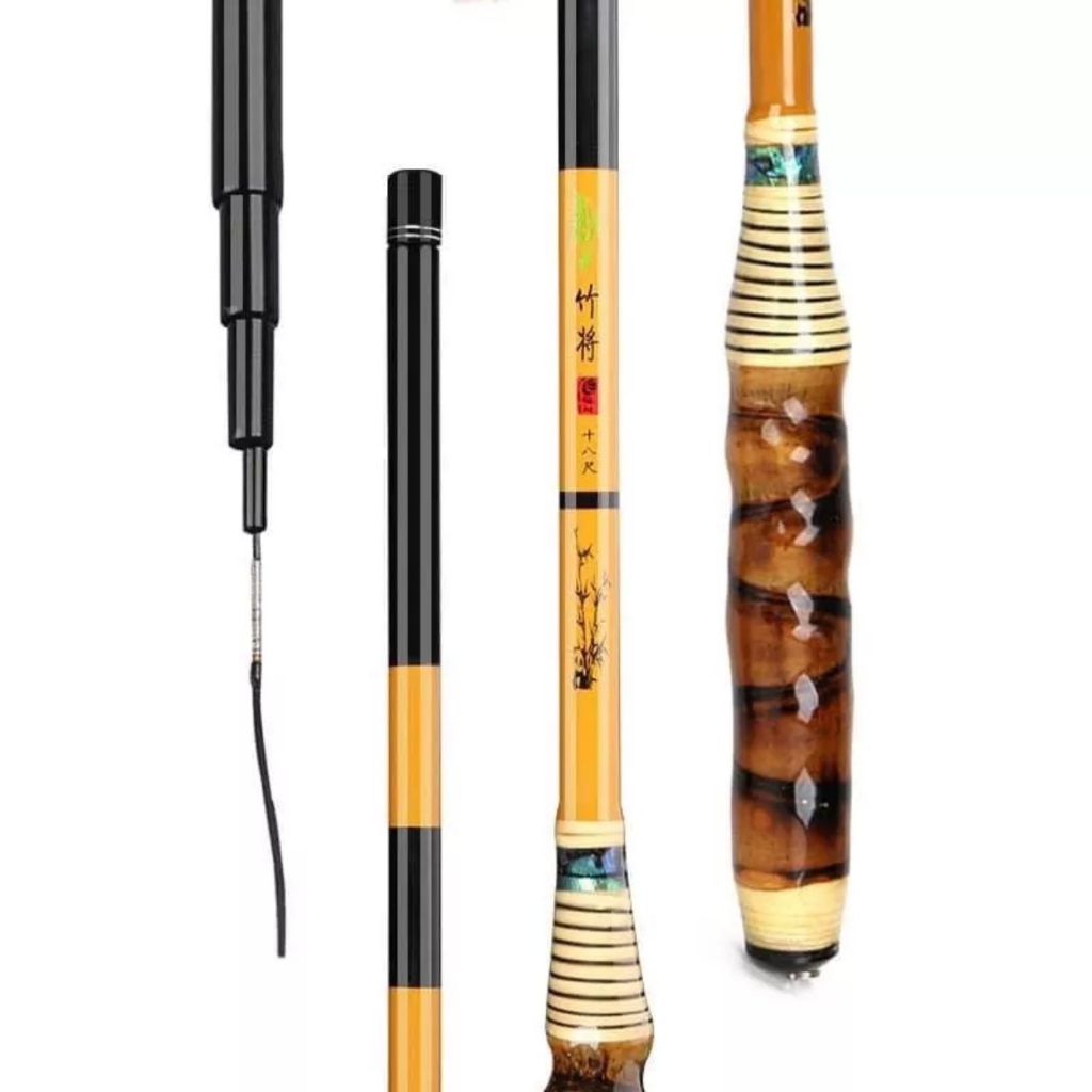 Cần câu tay La Hán Trúc 3h chuyên câu rô chép riếc cao cấp size 3m6 3m9 4m5 độ phân bổ lực 28i - Cần đơn chuyên rô diếc