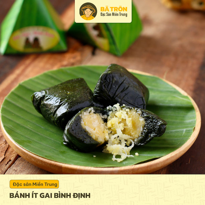 [Nguyên Gốc Bình Định]_Bánh Ít Lá Gai Bình Định_Bánh làm tay