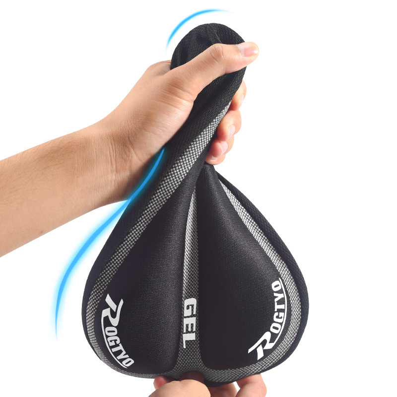 Bọc yên xe đạp thể thao Vires/ Rogtyo êm ái thoáng khí 2 màu, bọc yên xe đạp đệm mút, đệm yên xe đạp