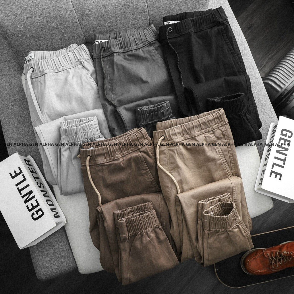 Quần Jogger Kaki Nam GEN ALPHA Cao Cấp, Quần Kaki Nam Jogger Nam Chuẩn Hàng Xuất GEN129