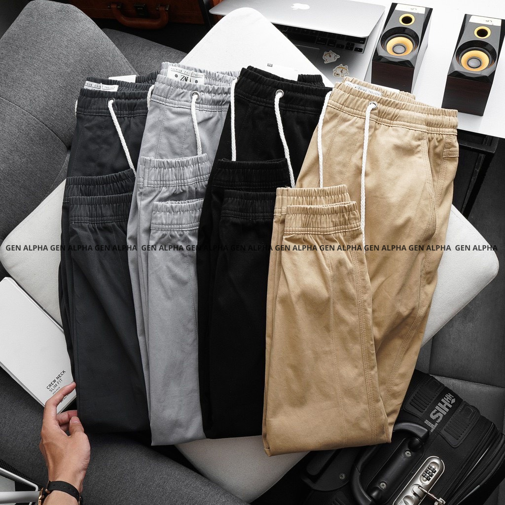 Quần Jogger Kaki Nam GEN ALPHA Cao Cấp, Quần Kaki Nam Jogger Nam Chuẩn Hàng Xuất GEN129