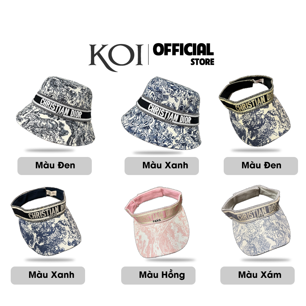 Mũ Bucket D.I.O.R, Mũ Nửa Đầu Thêu Dạ Thêu Cao Cấp Hàng Quảng Châu - Loại 1