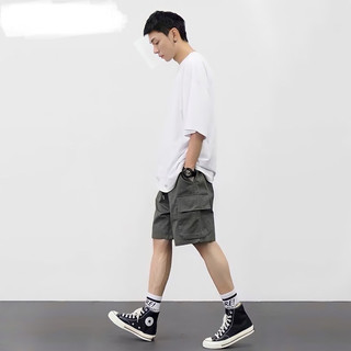 Quần short túi hộp unisex