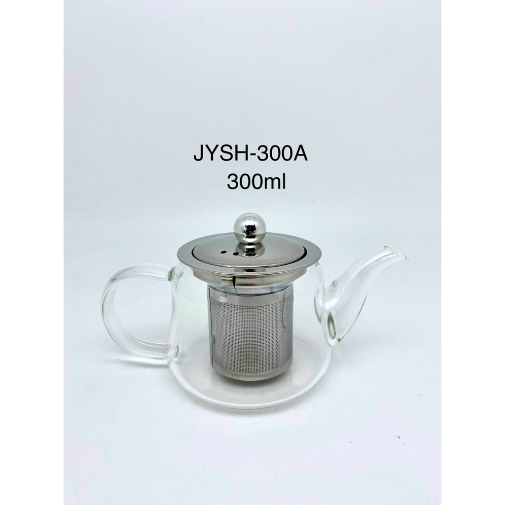 Ấm trà thủy tinh lõi lọc inox