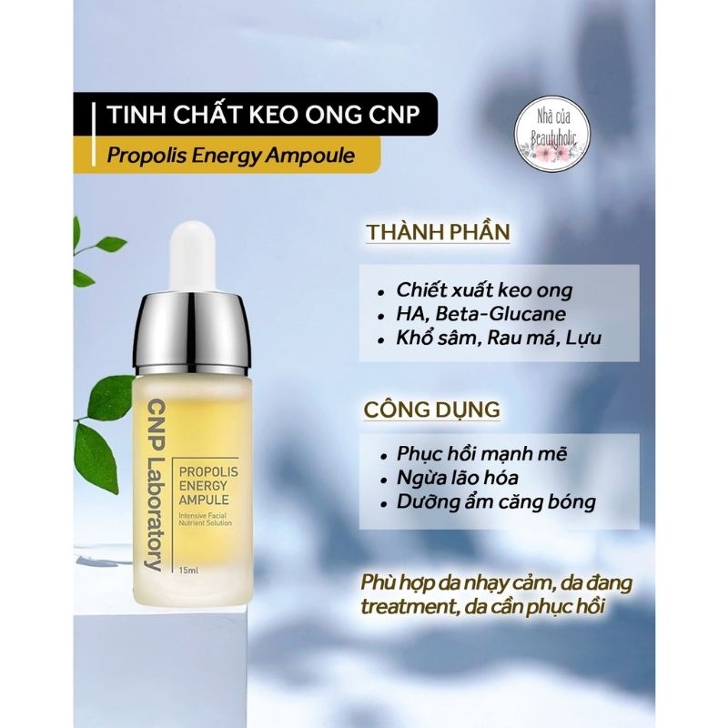Date 2025. 1 Gói Tinh Chất Keo Ong, Tái Tạo , Phục Hồi Da CNP