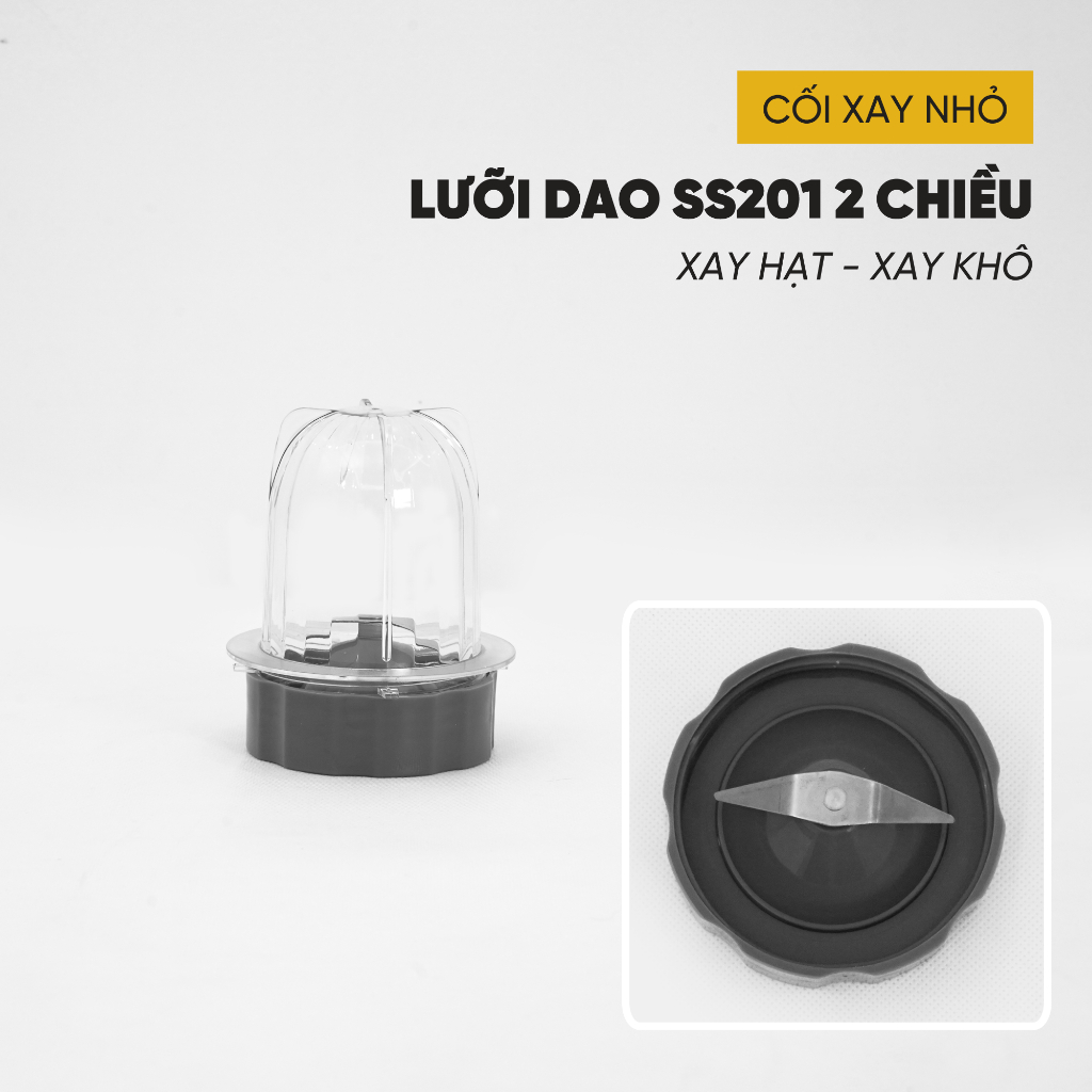 Máy xay đa năng 3 cối KUSCHELN xay sinh tố, xay thịt, xay hạt chuẩn Đức công suất 350W - KBD033-350