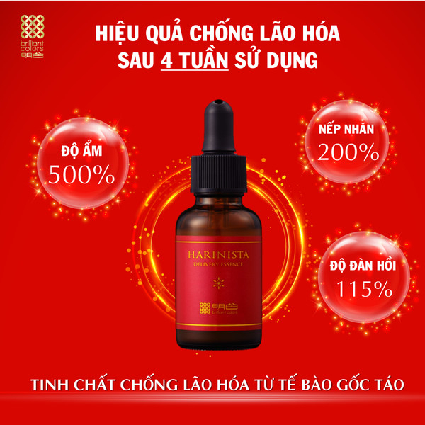 Tinh Chất Dưỡng Ẩm Chống Lão Hóa Chuyên Sâu Từ Tế Bào Gốc Meishoku Harinista Delivery Essence 30ml