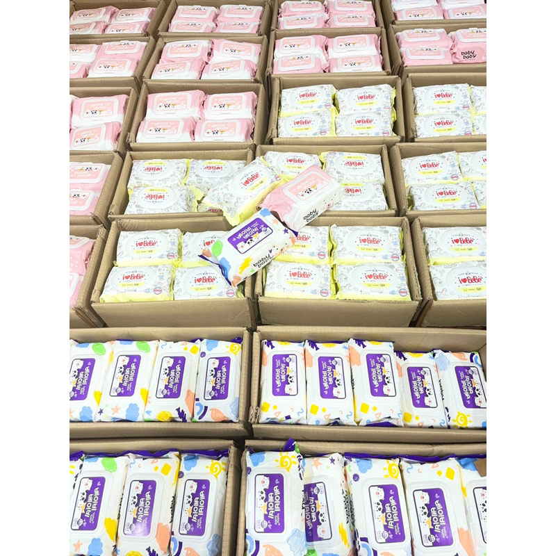KHĂN ƯỚT BABY BABY (set 5 gói)
