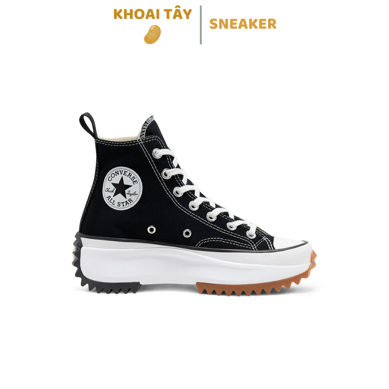 Giày Converse Run Star Hike Twisted Classic Foundational Canvas - Giày Sneaker CV Run High Top Cổ Cao Nam Nữ Full Box