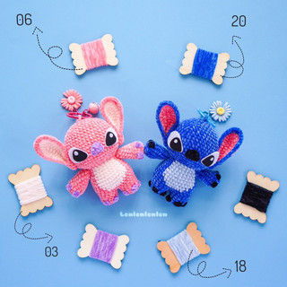 SET LEN MÓC STITCH (SET JEANS/SET NHUNG 2MM)