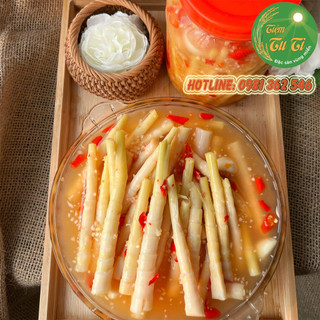 Măng sặt lào cai muối chua cay hũ 900g