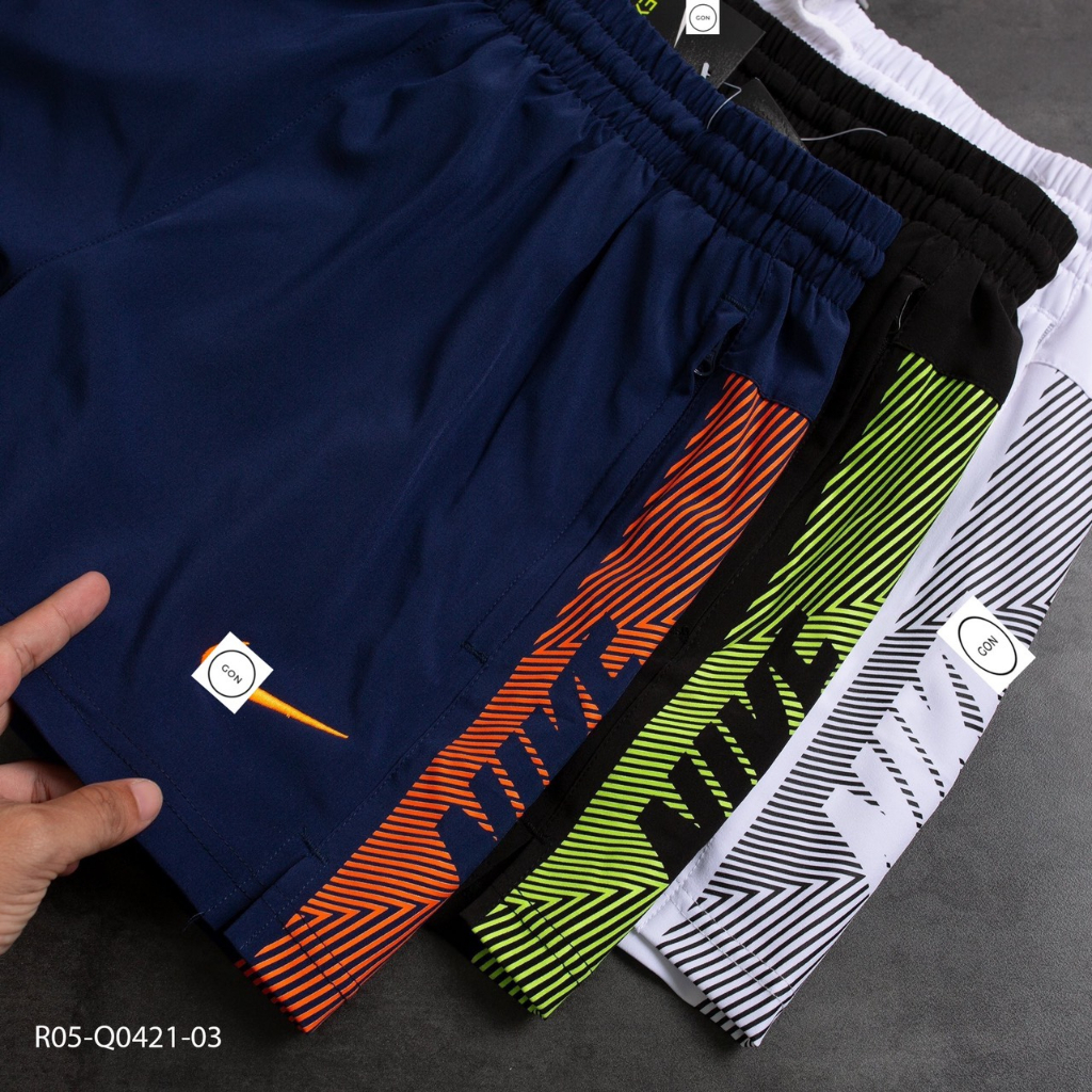 Quần đùi thể thao nam hai lớp, chất xi nhẹ mát dùng chạy bộ, tập gym mẫu mới lên chuẩn phom - QSN18