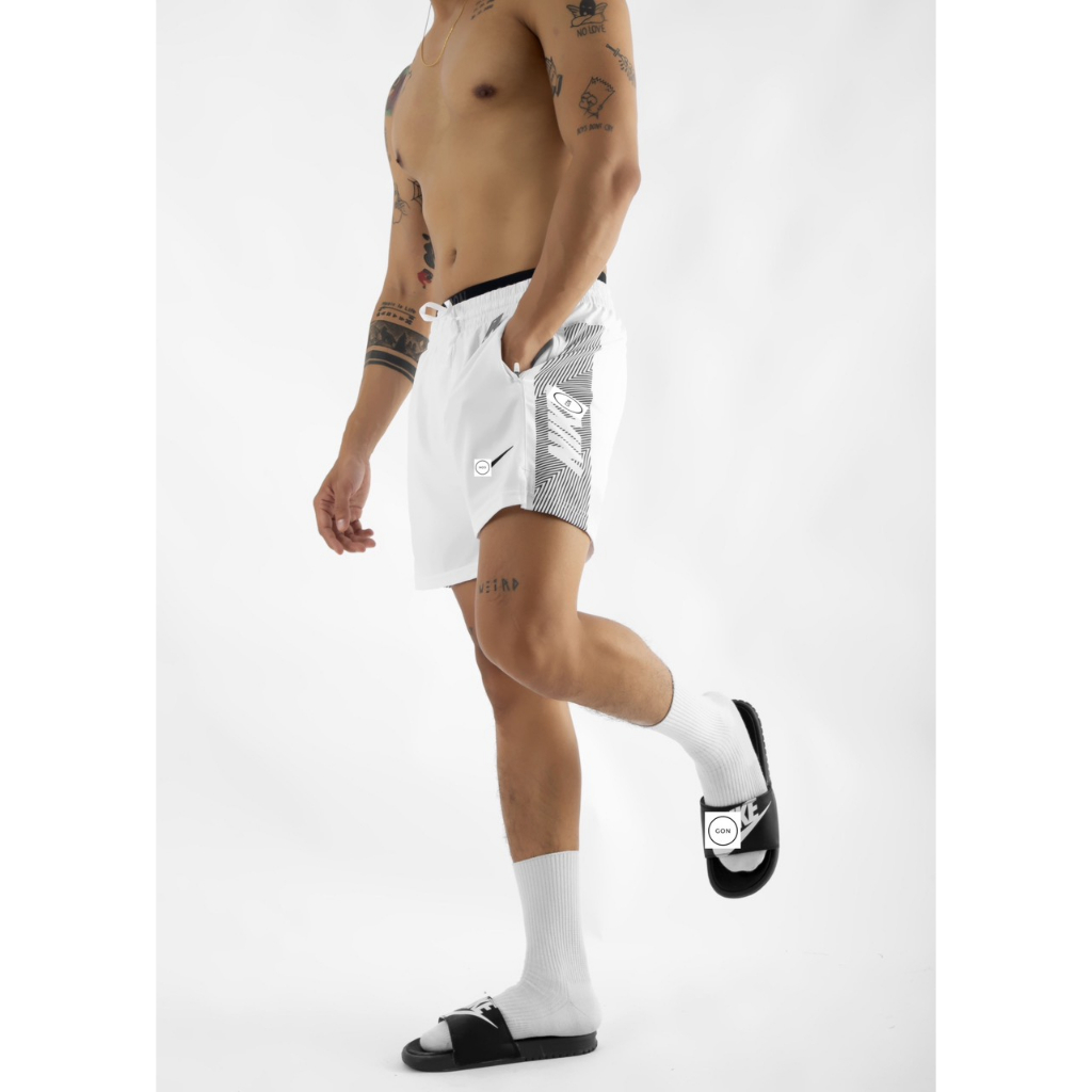 Quần đùi thể thao nam hai lớp, chạy bộ, thể thao, tập gym mặc nhà, thoáng mát và nhanh khô mẫu mới 2023 - QSN18