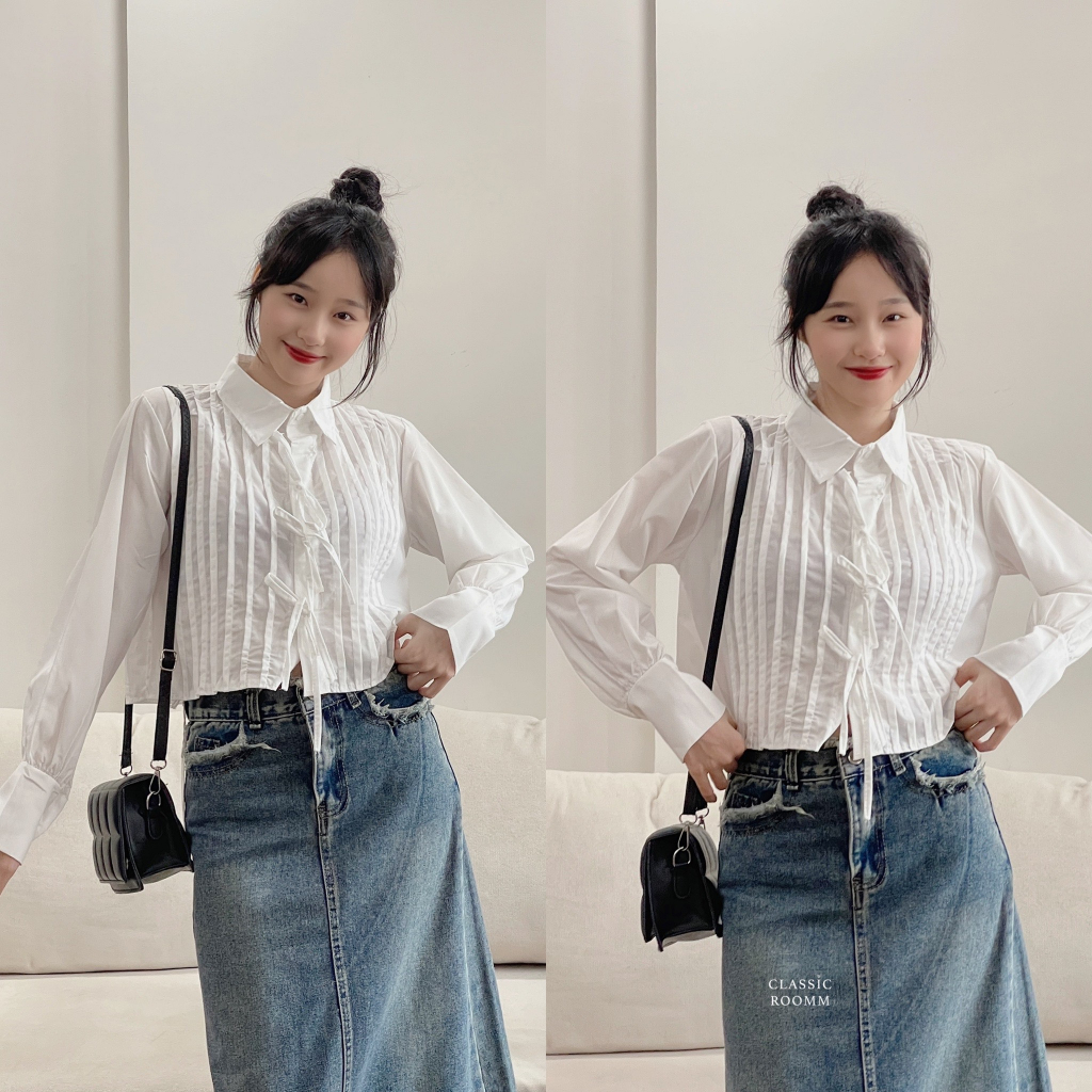 Chân váy Denim dài dáng chữ A phong cách Retro | BigBuy360 - bigbuy360.vn