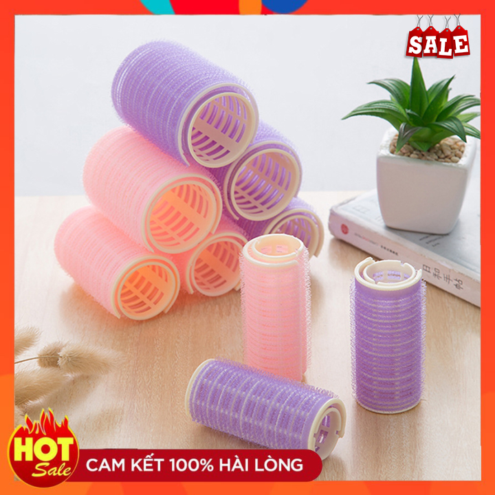 Lô Cuốn Tóc Mái Bay Phong Cách Hàn Quốc Lõi Nhựa Siêu Dính Cho Nữ