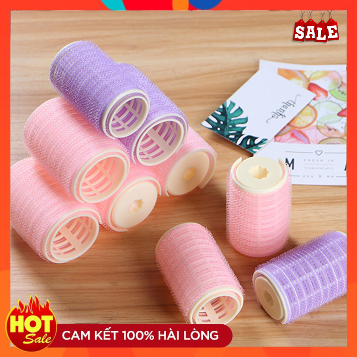 Lô Cuốn Tóc Mái Bay Phong Cách Hàn Quốc Lõi Nhựa Siêu Dính Cho Nữ