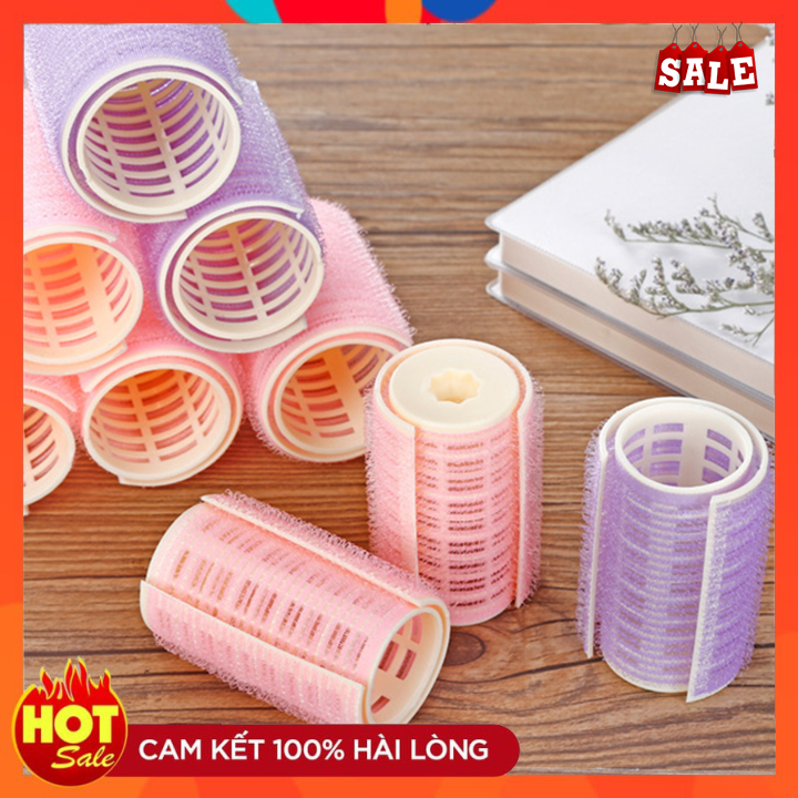 Lô Cuốn Tóc Mái Bay Phong Cách Hàn Quốc Lõi Nhựa Siêu Dính Cho Nữ