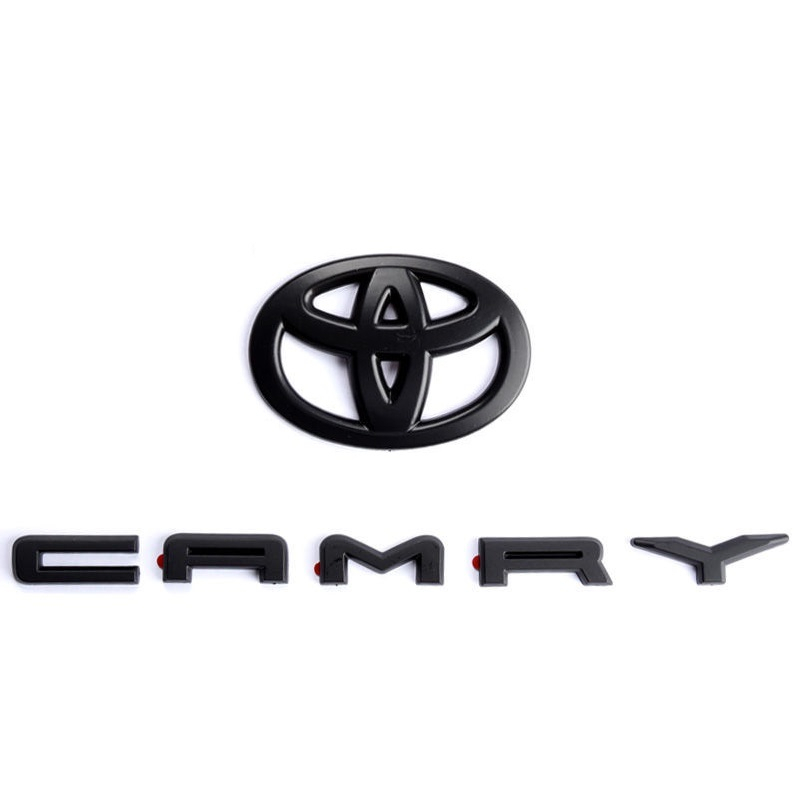 Tem Decal, Miếng Dán Logo 3D Trang Trí Đuôi Xe Hơi Camry
