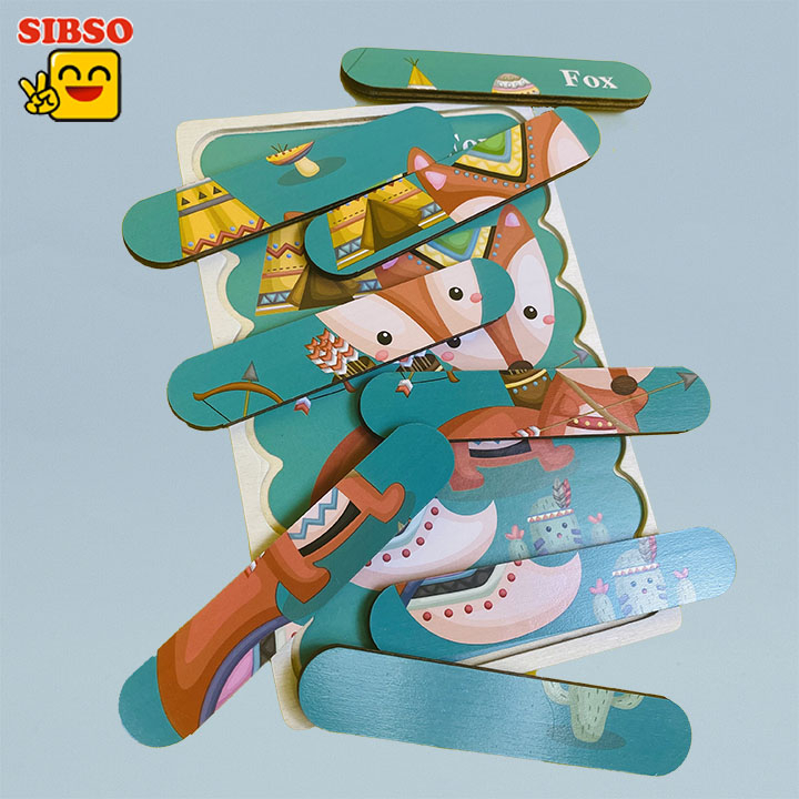 Ghép hình que kem 2 mặt C006 - Đồ Chơi Trí Tuệ