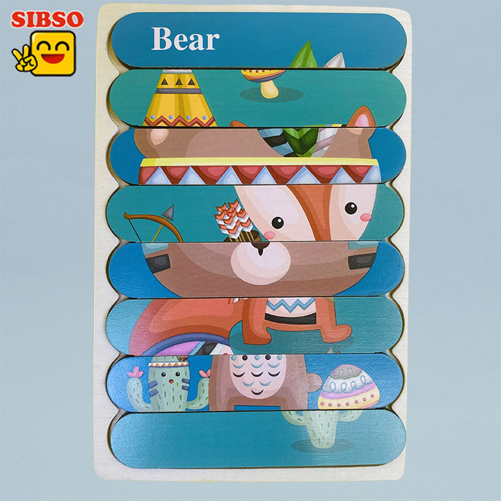 Ghép hình que kem 2 mặt C006 - Đồ Chơi Trí Tuệ